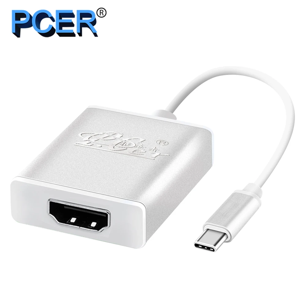 Адаптер типа c к HDMI Женский USB C конвертер 3 1 для Macbook MateBook ThinkPad Alienware huawei |