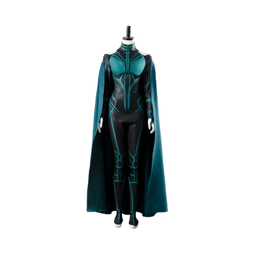 Thor 3 Ragnarok Goddess Of Death Hela Cosplay Outfit Costume Jumpsuits With Robe Sets Halloween Carnival | Тематическая одежда и