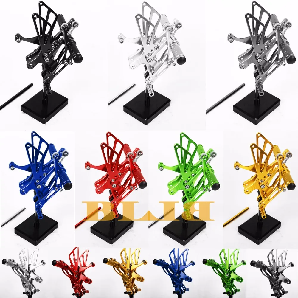 8 Colors For Yamaha YZF-R1 1998-2003 CNC Adjustable Rearsets Rear Set Motorcycle Footrest Moto Pedal 1999 2000 2001 2002 2003
