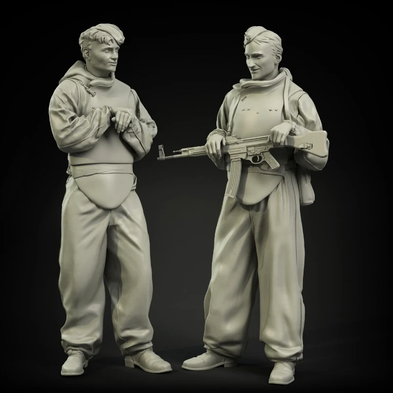 1/35 модельная фигурка из смолы комплект нераскрашенный 892 | Игрушки и хобби