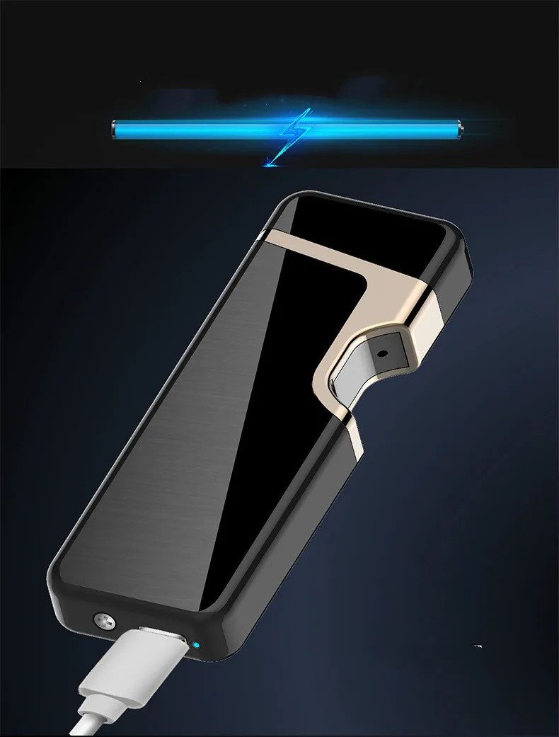 Новый usb зарядка двойной дуги Электрический ветрозащитный плазменный