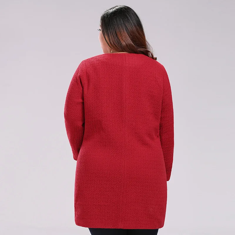 TUHAO, Женское шерстяное пальто, Осень-зима, большие размеры, 10XL, 9XL, 8XL, 7XL, Элегантное длинное пальто, MS