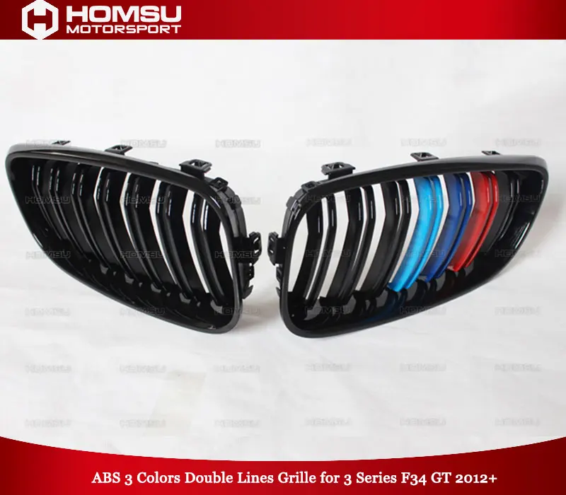 Автомобильный Дизайн ABS Материал М спортивный Стиль 3 Цвета Двойные Линии