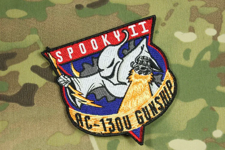 ВВС AC-130U Spooky II Боевая нашивка в Ираке афсоц спецназ стрекоза Военная Тактическая |
