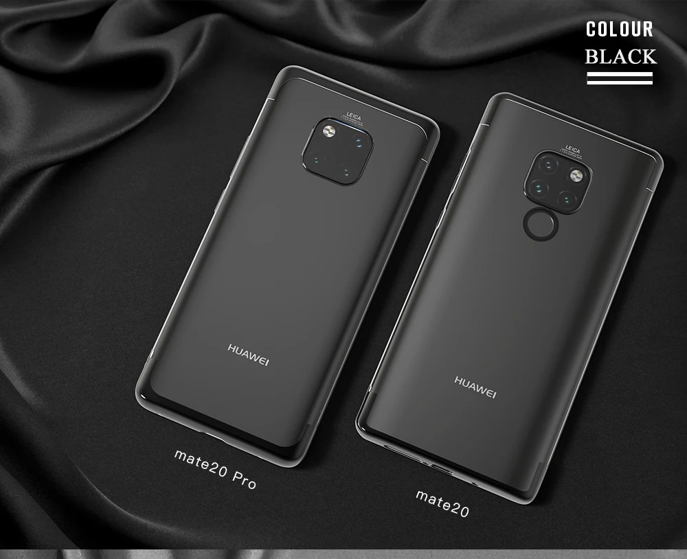 ITEUU TPU прозрачный гальванический чехол для телефона huawei mate 20 mate 20 Pro Чехол s мягкая прозрачная задняя крышка Роскошный чехол