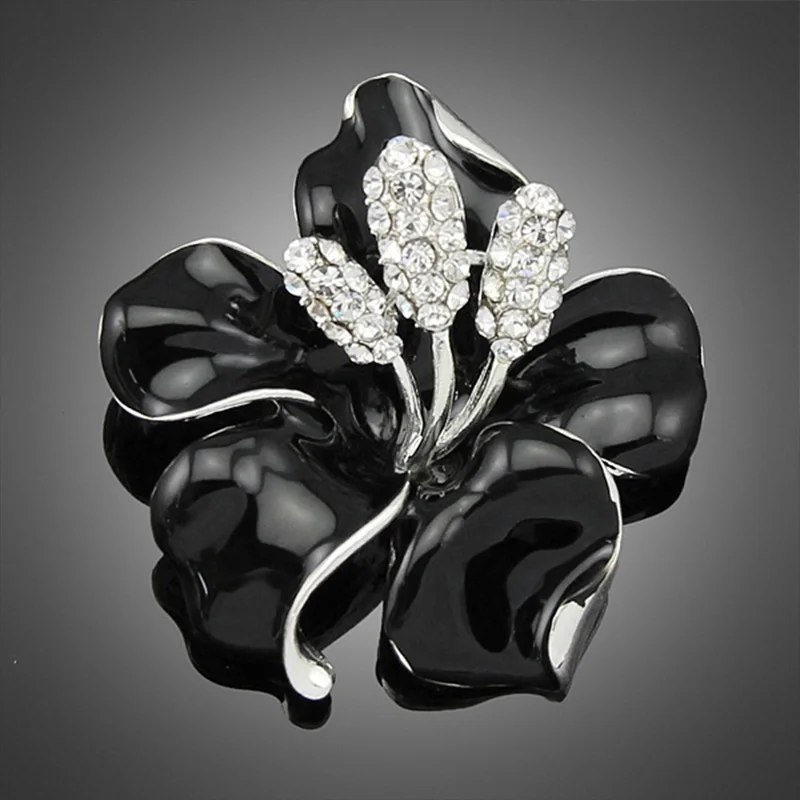 Nice New Colorful Cute Rhinestone Crystal Flower Brooch Pin Charm Women Gift | Украшения и аксессуары