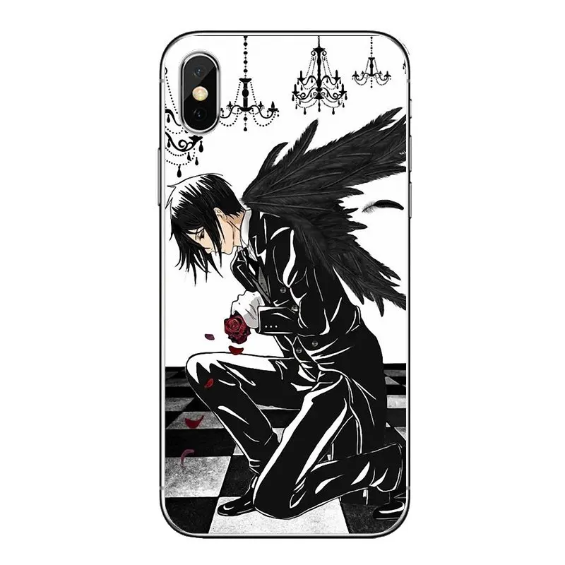 Чехол для телефона из японского аниме Black Butler Ciel Phantomh Sebastian iPod Touch iPhone 4 4S 5 5S 5C SE 6 6S 7 8