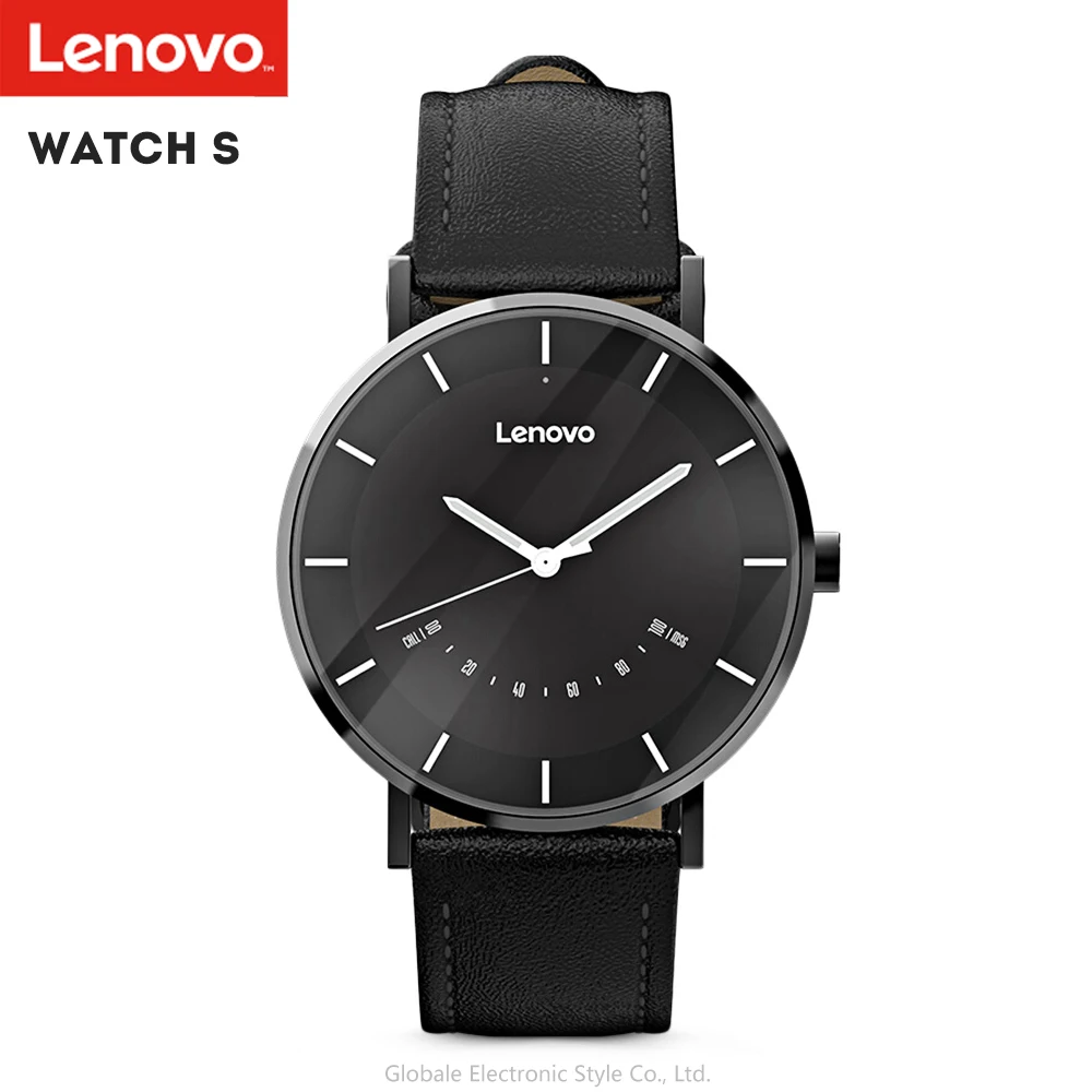 Оригинальные lenovo часы S Smartwatch 5ATM водонепроницаемые умные кварцевые мониторинг