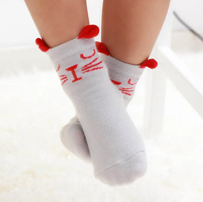Короткие носки унисекс для новорожденных маленьких мальчиков и девочек с