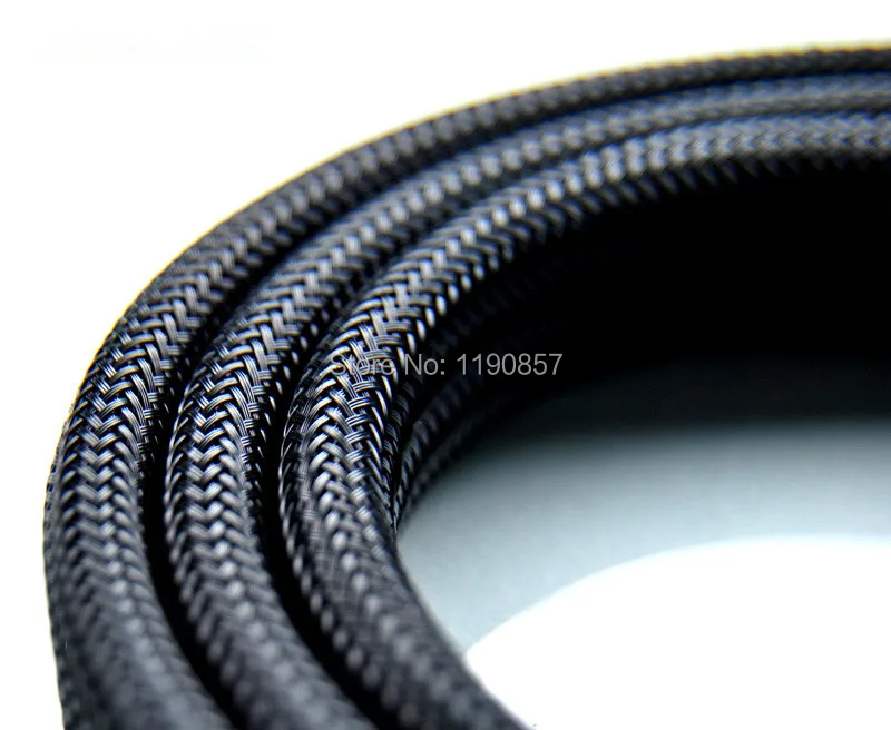 

1.75" 45mm BRAIDED EXPANDABLE SLEEVING for cable protection black PET 30ft