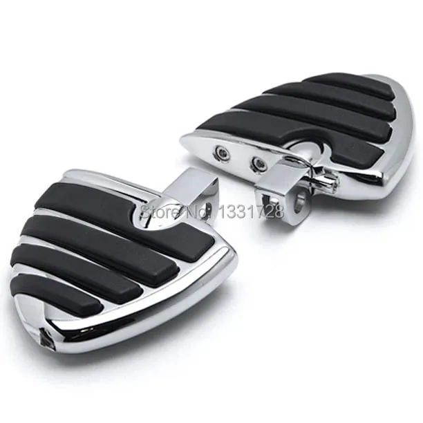 

Chrome Wing Foot Pegs Rests For Suzuki Marauder 1600/Boulevard M95 2004-2006 (Front)