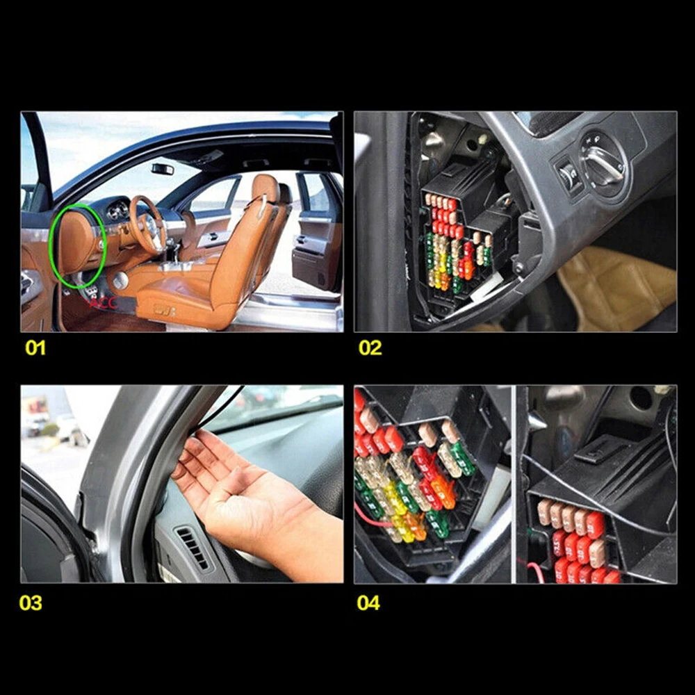 5 шт. в линию автомобильный мини держатель предохранителя брызгозащитные