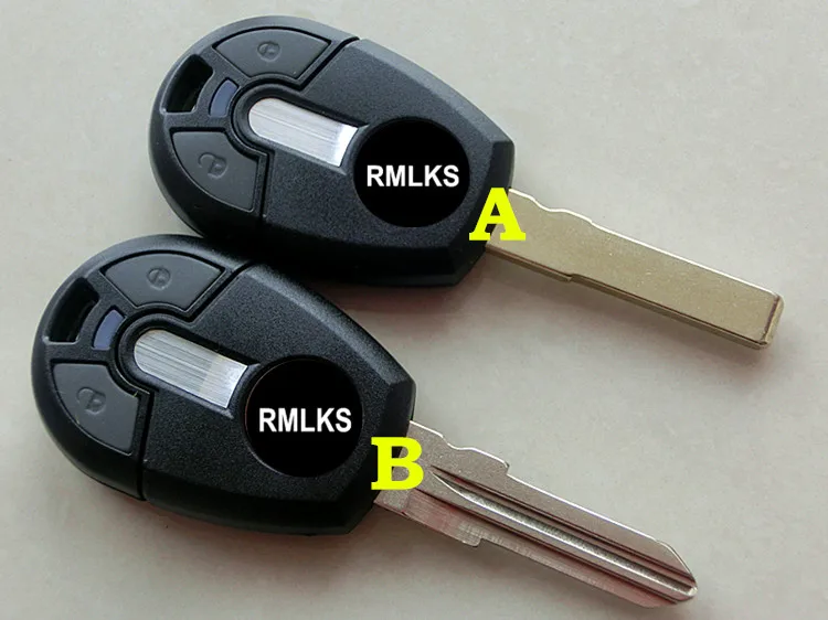 

RMLKS 10pcs/lot Remote Key Case Shell Fob Fit For Positron EX300 Uncut Blade Brazil Remote Car Key Blank