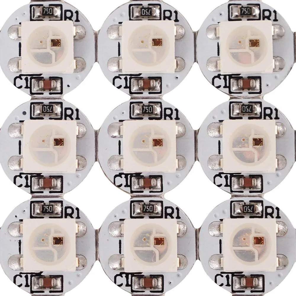 10 ~ 1000 шт 4 контактный WS2812B WS2812 светодиодный чип радиатора 5 в 5050 RGB WS2811 IC встроенный
