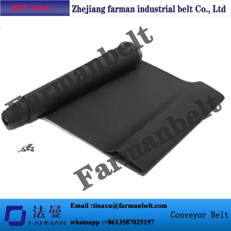 Горячая продажа черный алмаз ПВХ конвейерная лента для беговой дорожки