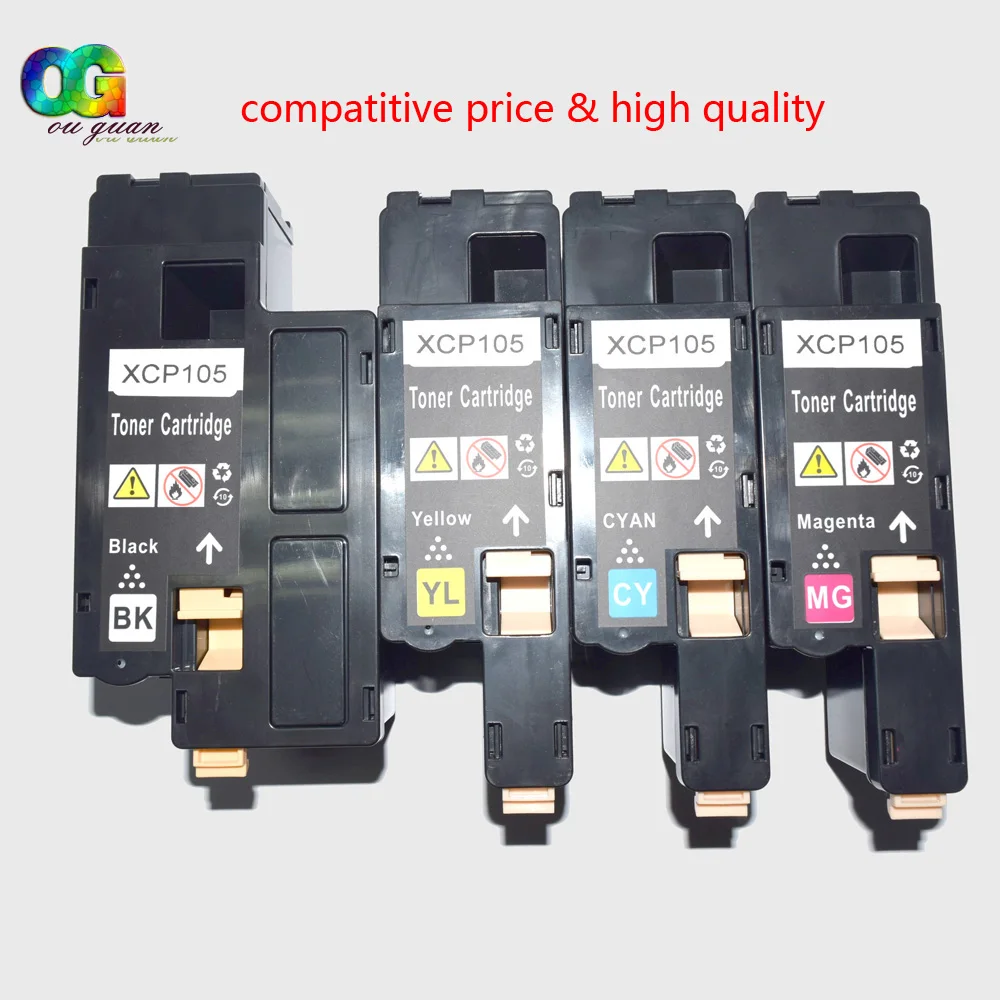 4 пакета совместим с Fuji Xerox Docuprint CP105 CP105b CP205 CP205w CM205b CM205 CM205f CM205fw CP215 CM215 тонер
