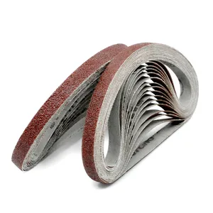 10 упаковок 330*10 мм 520*20 мм коричневые глиноземные шлифовальные ленты 60-1000 грит шлифование и полировка Замена для угловой шлифовальной машины
