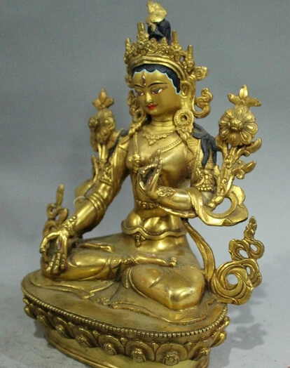 Оптовая продажа с завода 9 дюймов старый телефон 24K позолоченный 7 глаз белая