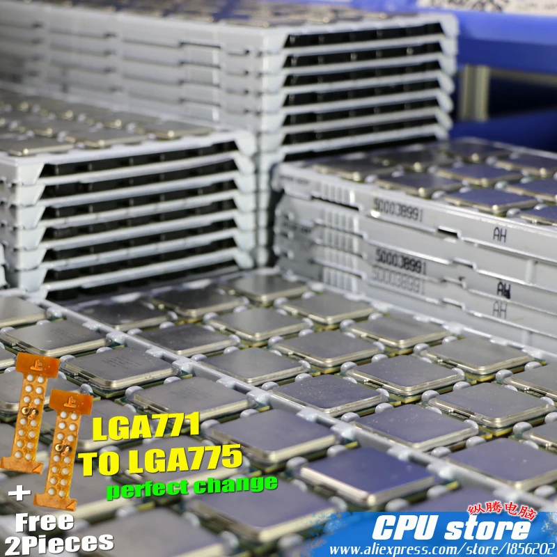 Intel Ксеон X5270 Процессор 3 5 ГГц/6 м/1333 процессор близко к LGA771 Core 2 двухъядерный E8600