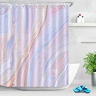 Занавеска для душа, 72 дюйма, водостойкая, акварельная, Мраморная текстура, занавеска для ванной из полиэфира