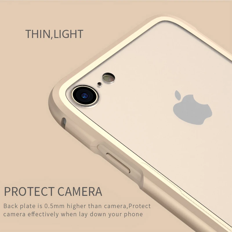 Магнитный чехол WSKEN X Bumper для iPhone 7 Plus 8 с откидной крышкой в аэрокосмической