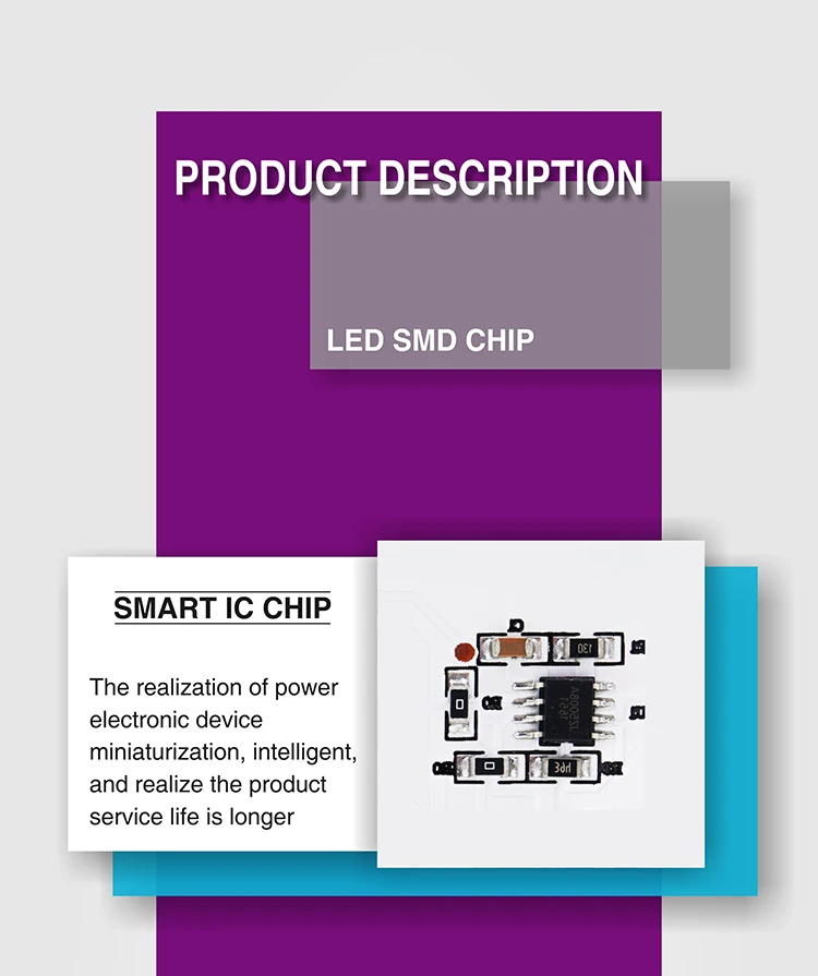 Умный IC SMD СВЕТОДИОДНЫЙ светильник 10 Вт 20 Вт 30 Вт 50 Вт 100 Вт 220 В DIY для наружного прожектора для сада холодный белый теплый белый