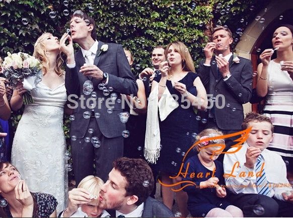 48X Свадебная пузырчатая зеленая бутылка шампанского стиль мыльная для воды