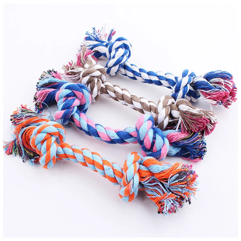 

New Design Pets Rope Toys Bite Colorful Squeak Toys Dog Wool Toys Pet Puppy Chew Toys