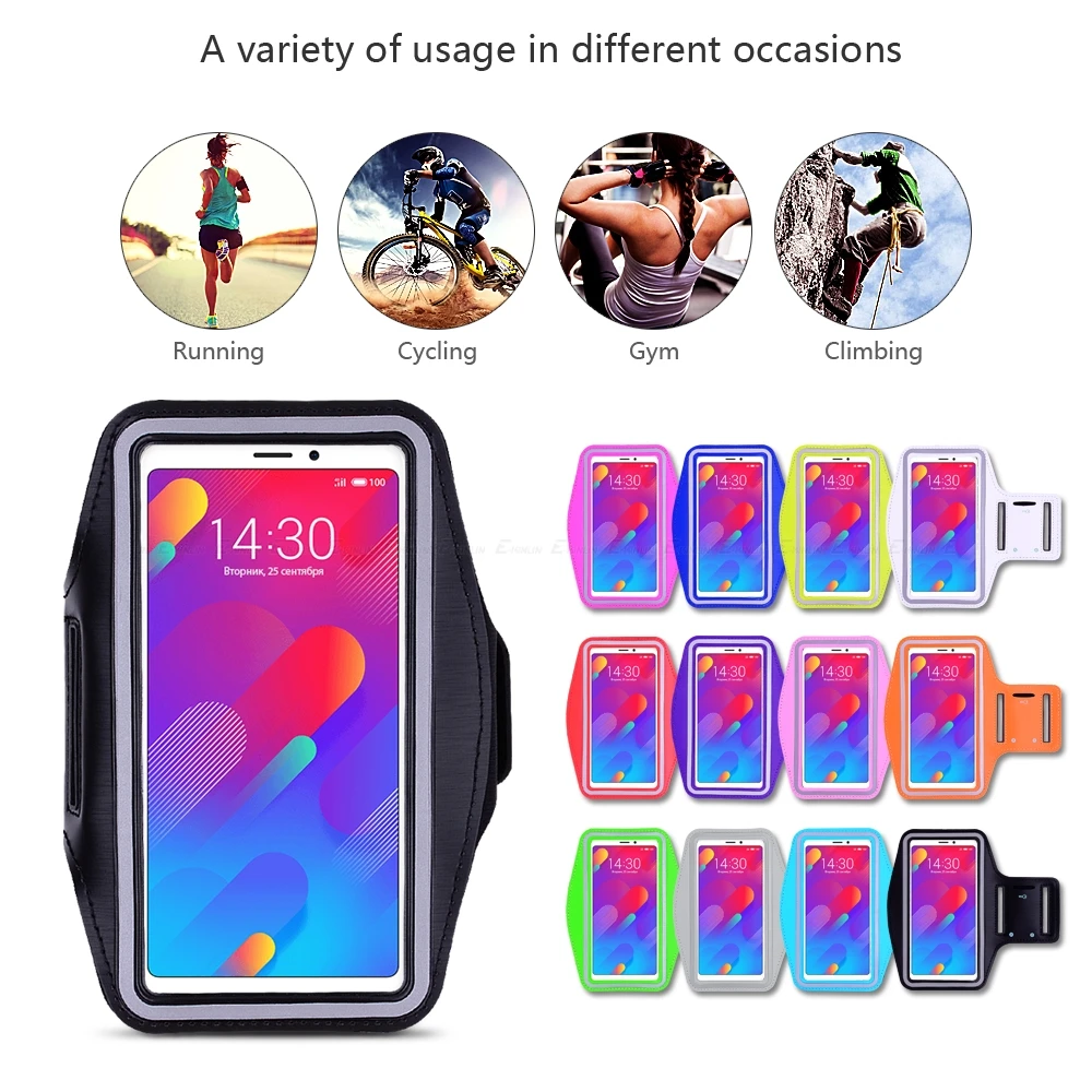 Спортивный Чехол для бега, велоспорта, сумка для телефона Motorola Moto, One vision, Action power Zoom Macro P50 P30 Play Note, чехол на руку