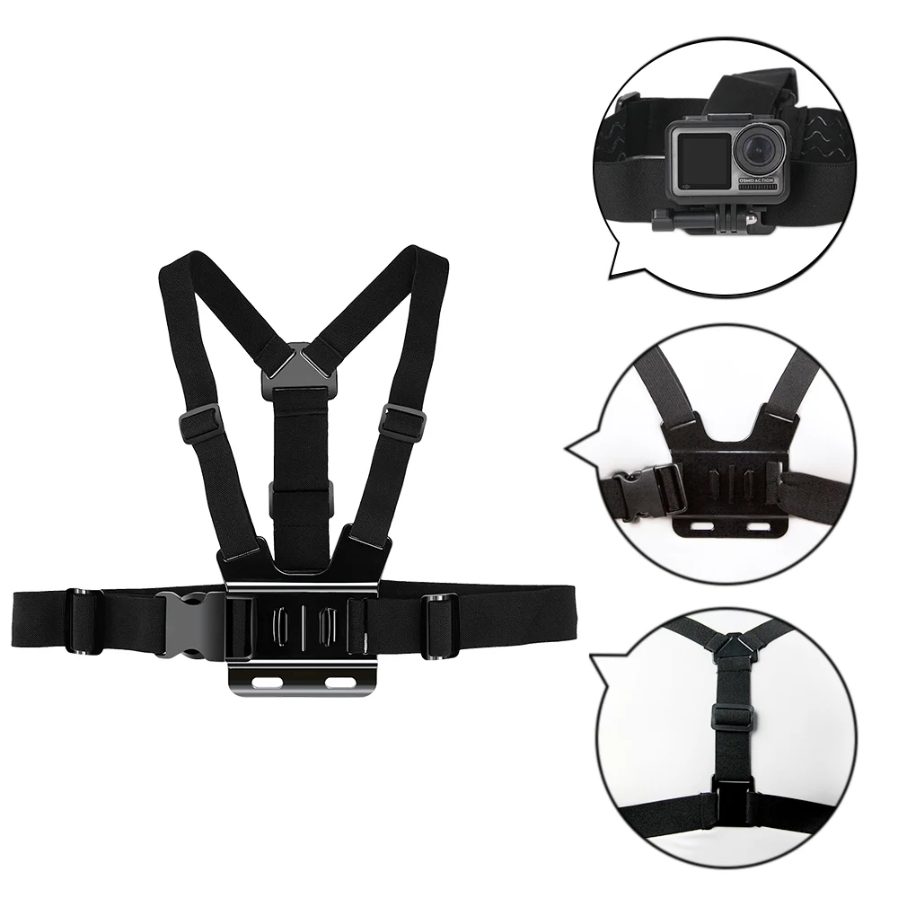 Аксессуары для Gopro нагрудный ремень на голову экшн камеры OSMO hero 7/6/5 аксессуары
