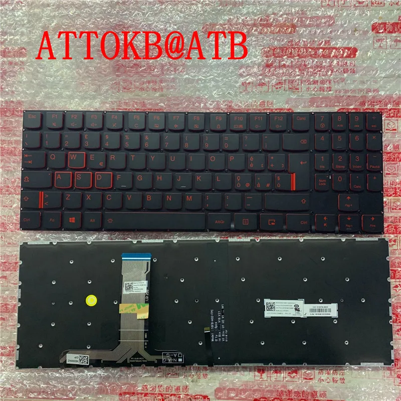 Новинка для Lenovo Legion Y520 Y520-15IKB Y720 Y720-15IKB R720 R720-15IKB ноутбук IT/FR Клавиатура с подсветкой