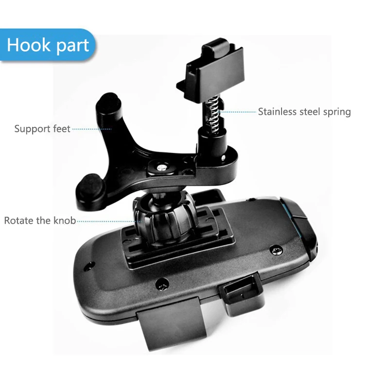 Универсальный пластиковый автомобильный держатель для телефона Регулируемый на