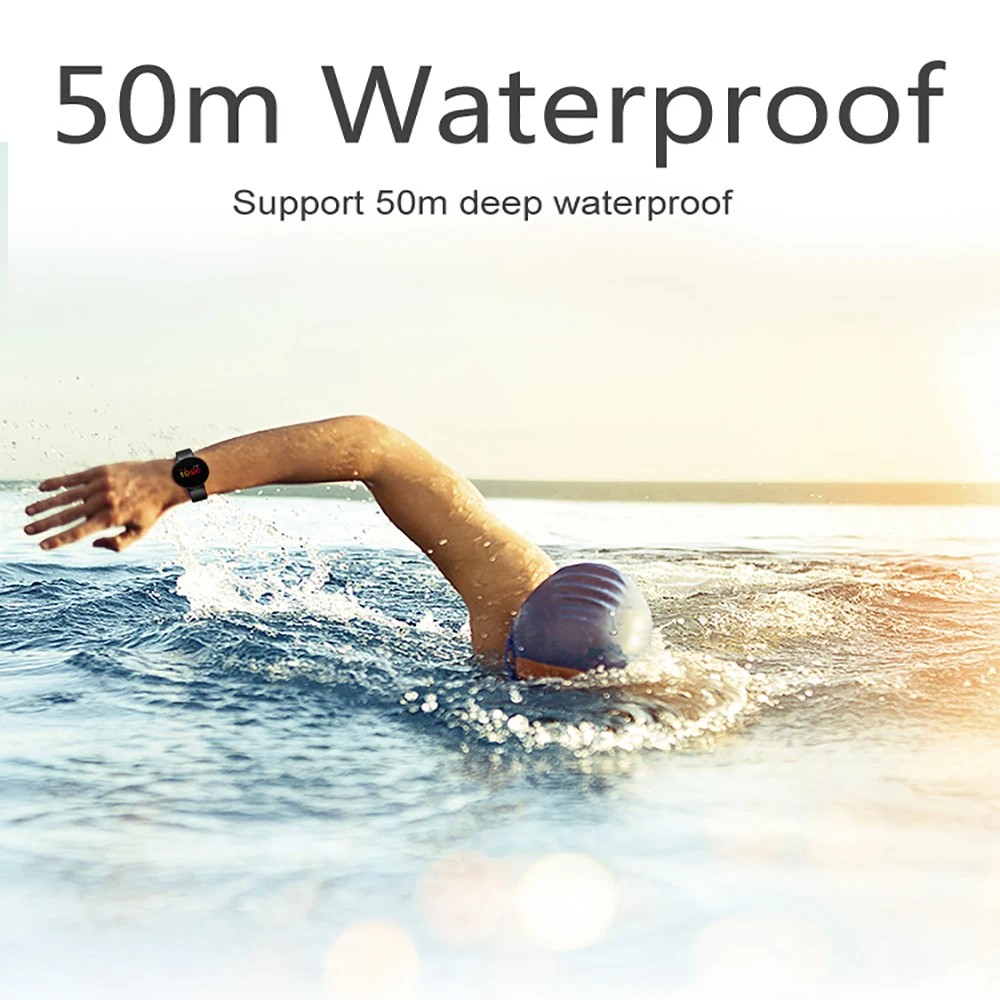 Новый H8 цветной экран стекло сердечного ритма крови кислород IP68