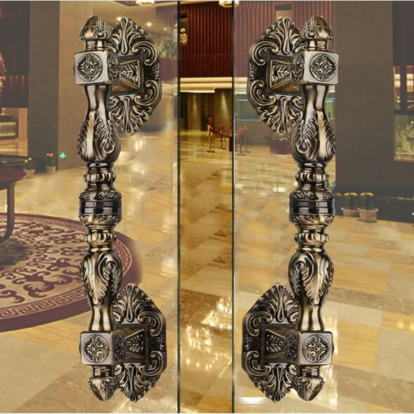 350 мм винтажная Мода Европа классический стиль большие ворота дверь обрабатывает