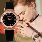 Женские часы Gogoey, роскошные часы, романтические наручные часы с изображением звездного неба, женские часы со стразами и кожаным ремешком