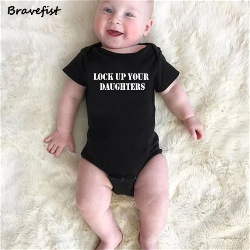 Черный 0 24Months детские комбинезоны с короткими рукавами костюм для младенцев