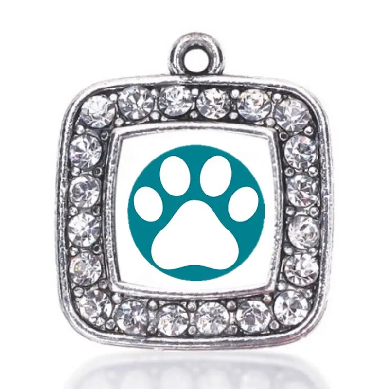 Новые Модные животные Симпатичные лапы печати круг Шарм в античном стиле