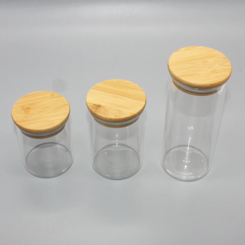 1 шт. стеклянный герметичный бак для хранения смешанных зерен влагостойкий