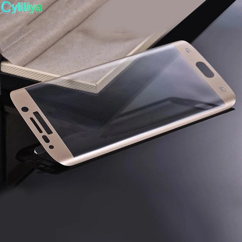 100 шт. 9H 3d изогнутая сторона полное покрытие закаленное стекло для Samsung galaxy S6 edge plus