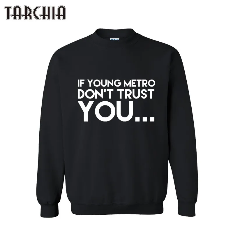 Толстовка бренда TARCHIA IF YOUNG METRO фирменная одежда пуловер с принтом мужские
