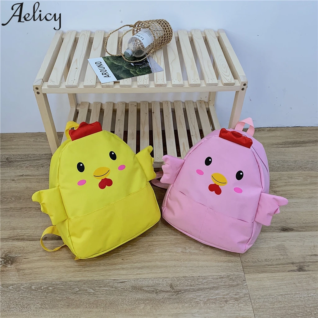 Aelicy 2019 Детские Мультяшные цыплята школьные сумки для девочек милый Повседневный