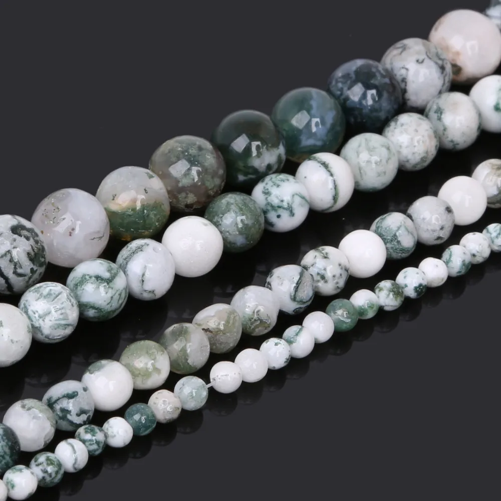 Круглые свободные шарики из натурального белого Моха для самостоятельного