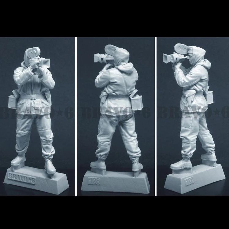 1/35 военный корреспондент солдат из смолы GK военная тема Второй мировой войны