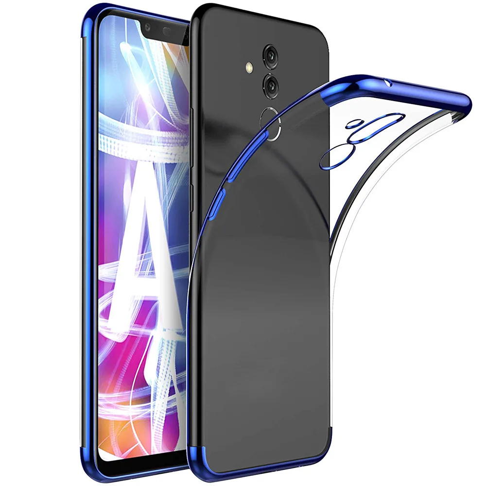 Синий Чехол для huawei mate 20 Lite, светильник, чехол для huawei mate 20 20lite mate 20 lite, чехлы, силиконовый мягкий защитный чехол для телефона, чехлы - Цвет: Синий