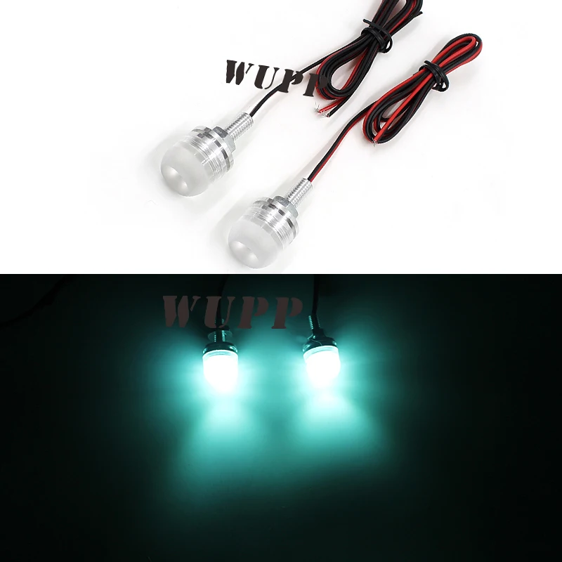 WUPP мотоцикл декоративный светильник 2 шт./компл. 12 В Ice Blue Led номерных знаков винт