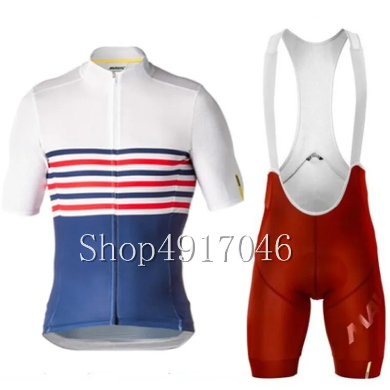 2019 Cycling Clothing Bike jersey Quick Dry Mens Bicycle clothes summer Mavic team Jerseys gel bike shorts set | Спорт и развлечения