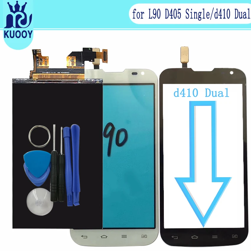 Запасная часть 4 7 ''для LG L90 D410 Dual D405 с одной картой ЖК экран и сенсорный