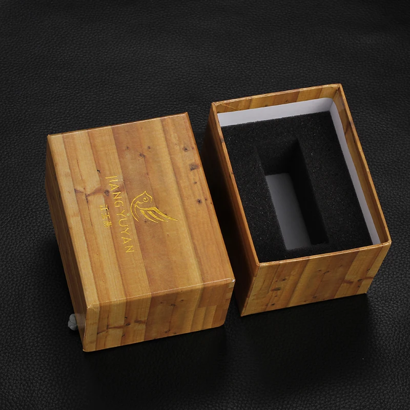 Прямоугольная Подарочная коробка упаковка для деревянных наручных часов