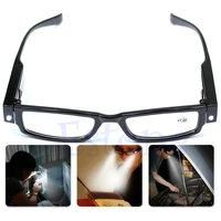 multi strength led reading glasses eyeglass spectacle diopter magnifier light up a27542