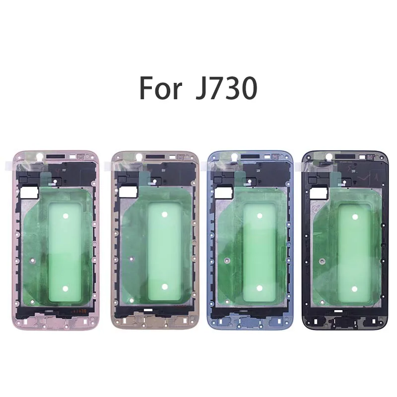 Для samsung J7 J5 J730 J530 J730F J530F передняя рамка Лицевая панель Корпус задняя панель Батарея стекло задняя дверь рамка
